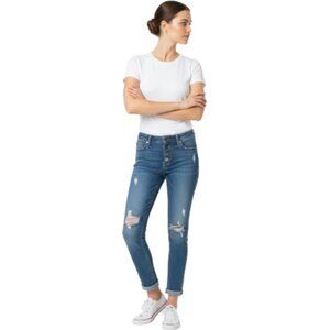 Free People Size 28 Heritage Button Fly Distressed Jeans